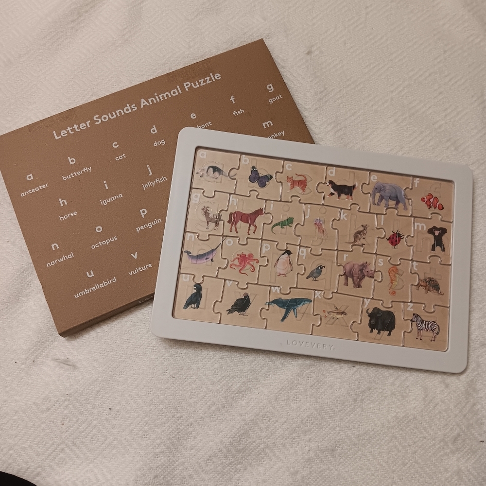 Lovevery Letter Sounds Animal Puzzle